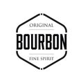 Original Bourbon vintage sign stamp