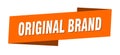 original brand banner template. original brand ribbon label.