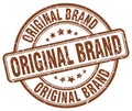 original brand brown stamp Royalty Free Stock Photo