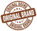 original brand brown stamp Royalty Free Stock Photo