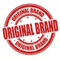 Original brand grunge rubber stamp Royalty Free Stock Photo