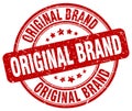 original brand red stamp Royalty Free Stock Photo