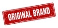 original brand sign. original brand grunge stamp. Royalty Free Stock Photo