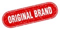 original brand sign. original brand grunge stamp. Royalty Free Stock Photo