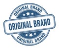original brand stamp. original brand round grunge sign. Royalty Free Stock Photo