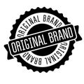 Original brand stamp on white