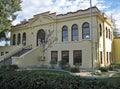 The original 1914 Carnegie library building in Beaumont, California is still part of the city library.