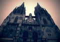 Regensburg Cathedral known as St. Peter`s Cathedral, is an example of important Royalty Free Stock Photo