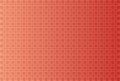 Texture with star triangles and circles in a grid of lines, background, Pompeian red and salmon gradient, geometry Royalty Free Stock Photo