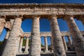 The original columns of Segesta, Sicily