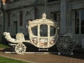 Carriage for photo sessions. The great Palace Museum-reserve `Tsaritsyno` Royalty Free Stock Photo