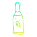 A creative cold gradient line drawing cartoon cheap drink