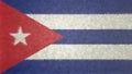 Original 3D image, flag of Cuba.