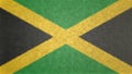 Original 3D image, flag of Jamaica.
