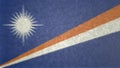 Original 3D image of the flag of the Marshall Islands.