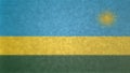 Original 3D image of the flag of Rwanda.