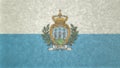 Original 3D image, flag of San Marino.