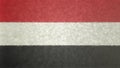 Original 3D image, flag of Yemen.