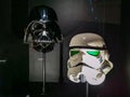 Original Darth Vader and Stormtrooper helmets