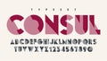 Original display font design, alphabet, typeface, letters