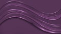 Soft purple blurred gradient background with shaded wavy shiny satin lines.