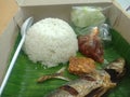 Original fish salad rice with chily souce