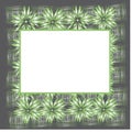 Original floral frame Royalty Free Stock Photo