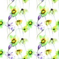 Original floral seamless pattern