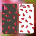 Original fruit pattern on phone cover Royalty Free Stock Photo