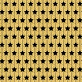 Original golden seamless pattern for VIP invitations