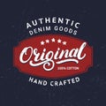 Original hand written lettering for label, badge, tee print.