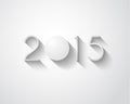 Original 2015 happy new year modern background