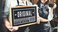Original High Quality Stamp Sign Concept Royalty Free Stock Photo
