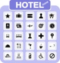 Original hotel icons - set