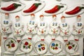 Original hungarian gifts handmade porcelain fridge magnet