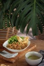 Original indonesian food mie ayam pangsit Royalty Free Stock Photo
