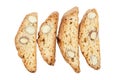 Original Italian crisp almond cookies Royalty Free Stock Photo