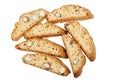 Original Italian crisp almond cookies Royalty Free Stock Photo