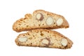 Original Italian crisp almond cookies Royalty Free Stock Photo