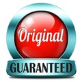 Original label authentic quality product Royalty Free Stock Photo