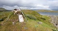 Original Lappish Shelter in Swedish Tundra