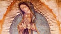 Original Mary Guadalupe Painting New Basilica Shrine Mexico City Mexico Royalty Free Stock Photo