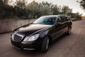 Original Mercedes E - class W212, avantgarde. Royalty Free Stock Photo