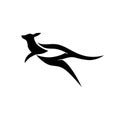 Original modern Kangaroo logo creative concept Royalty Free Stock Photo