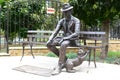 Monument to the first architect of the resort city of Kislovodsk Emmanuel Bagdasarovich Khodzhaev, Stavropol Territory, Russia.