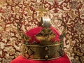 Original, old gold-plated crown