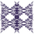 Luxury design mandalas BLUE -- WHITE Royalty Free Stock Photo