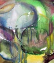 Original painting abstract artwork oleo