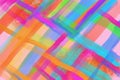 Original painting abstract plaid modern art design background fine art Royalty Free Stock Photo