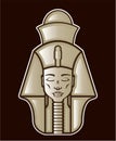 Original pharaoh egyptian rulers Vector illustration